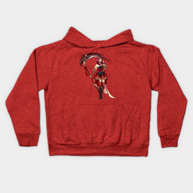 RWBY Art Nouveau - Ruby Rose (No Background) Kids Hoodie by kaemcspadden@gmail.com